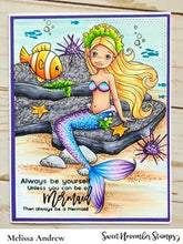 Load image into Gallery viewer, Digital Stamp - Mermaid Rock
