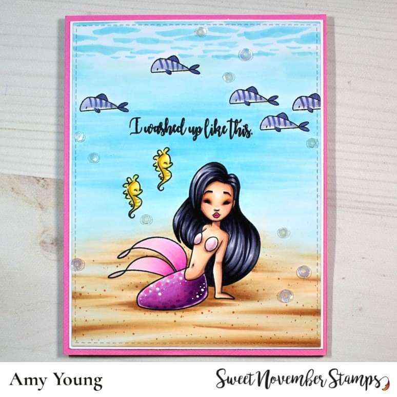 Clear Stamp Set - Mermees Set #1