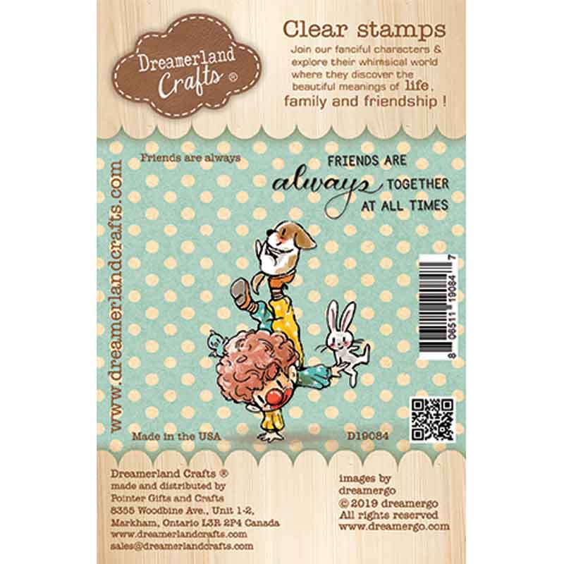 Clear Stamp - Dreamerland Crafts: Friends are always