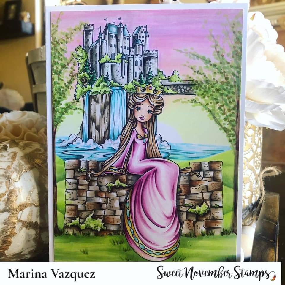 Digital Stamp - Scene Builder: Castle