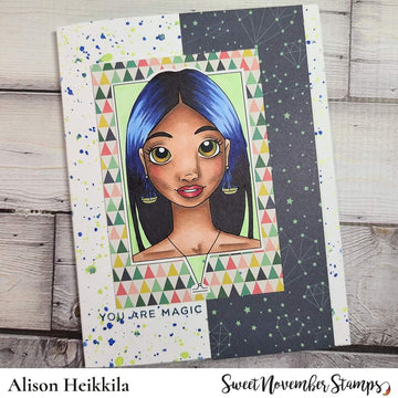 Digital Stamp - Zodiac Girl: Libra
