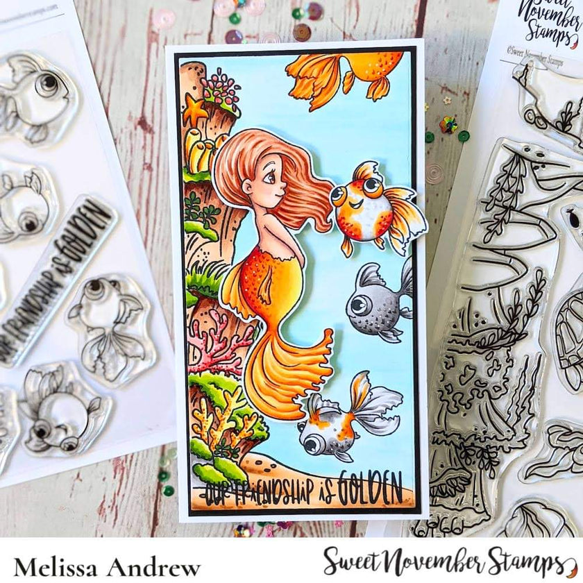 Clear Stamp Set - Horizon Lines: Under the Sea