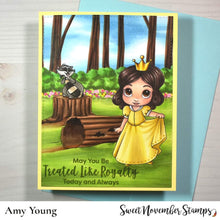 Load image into Gallery viewer, Digital Stamps - Forest stump and hollow log background builder set
