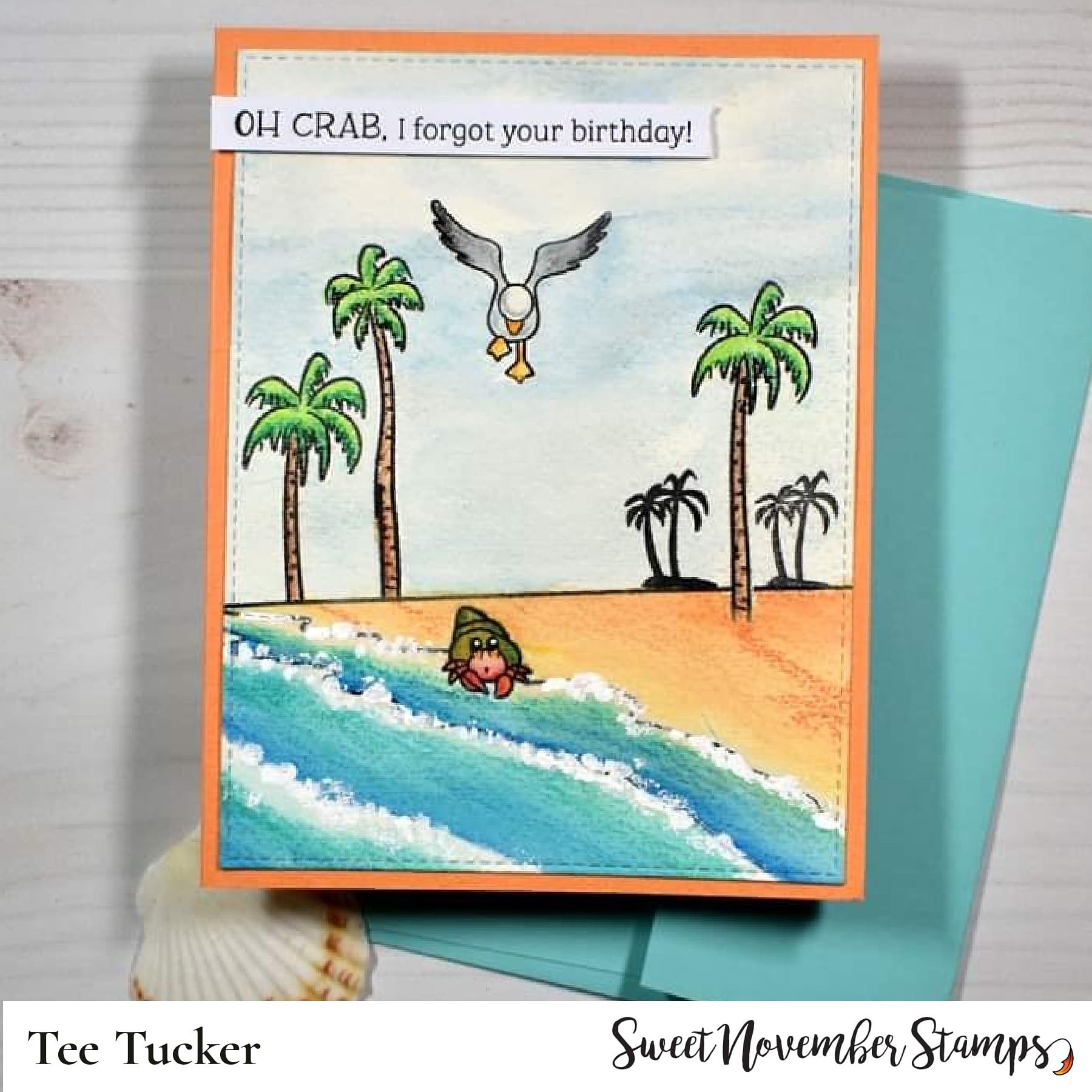 Clear Stamp Set - Horizon Lines: Ocean Beach