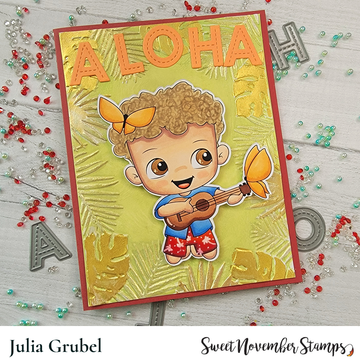 Digital Stamp - Tropical Flutterbees: Kanoa