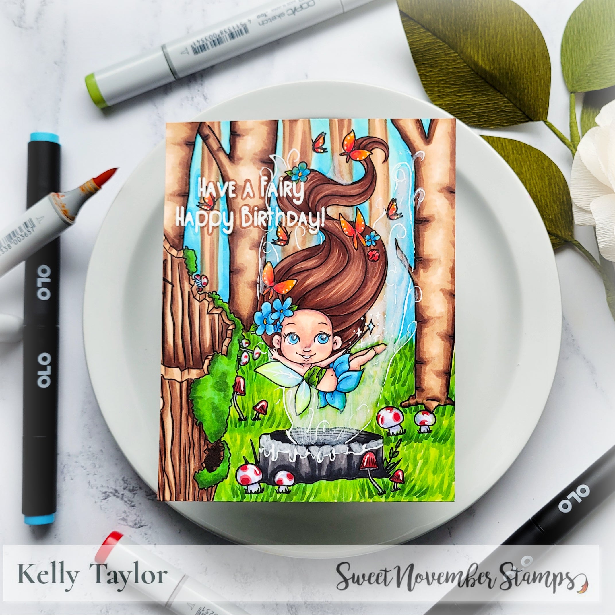 Clear Stamp Set - Fairy Hair