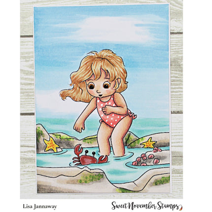 Digital Stamp - Tidepool Treasure