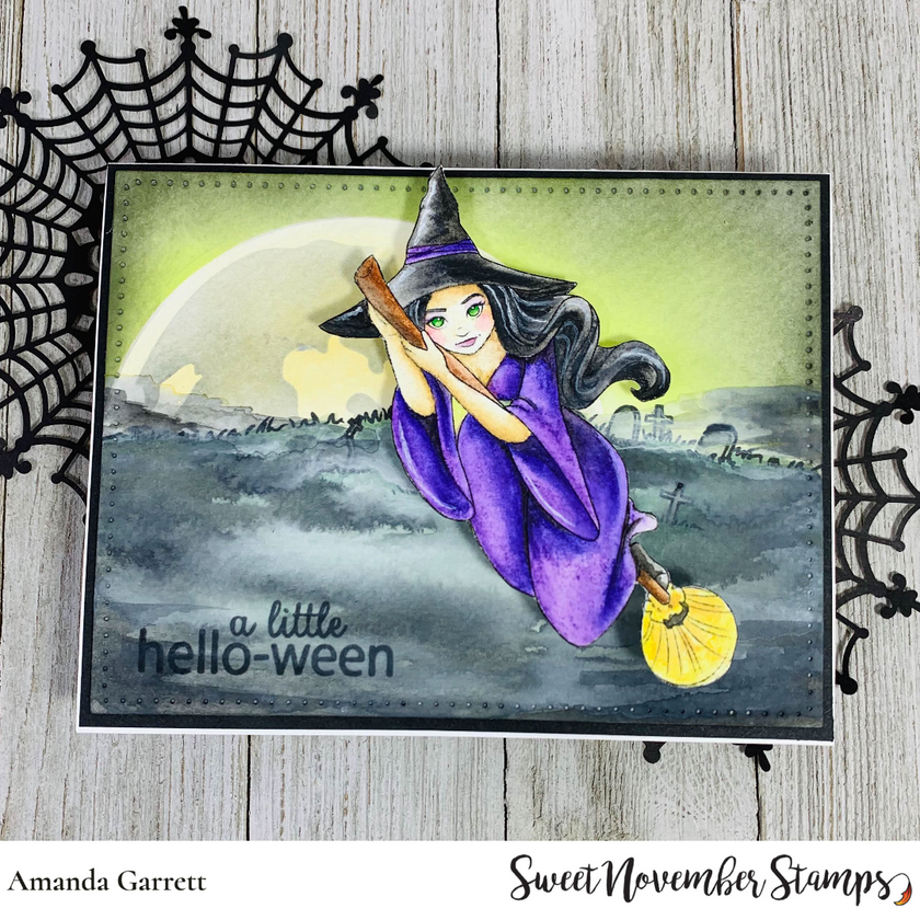 Digital Stamp - Flying High Witches: Evanora