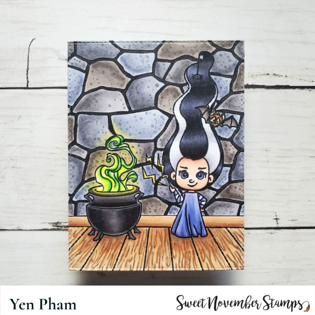 Clear Stamp Set - Halloween Room Add-on