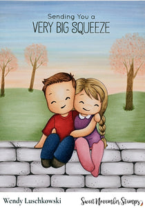 Digital Stamp - My Wee Valentine: Ryan and Molly