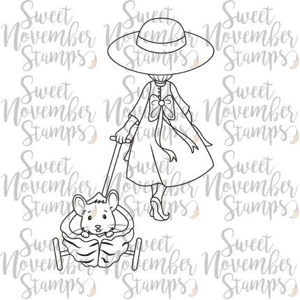Digital Stamp - Sweet November Vault: Garden Girl Adele