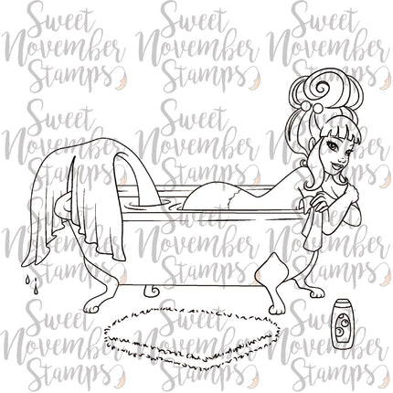 Digital Stamp - A good soak