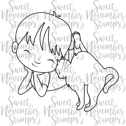 Digital Stamp - Cats Rule: Alex and Oso