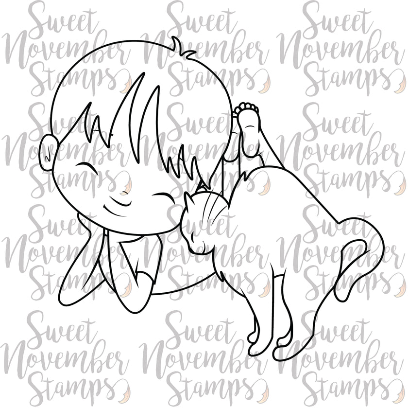 Digital Stamp - Cats Rule: Alex and Oso