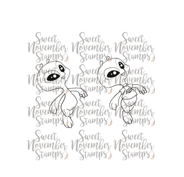 Digital Stamp - Robots vs Aliens: Alien 2