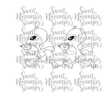 Digital Stamp - Robots vs Aliens: Alien 3