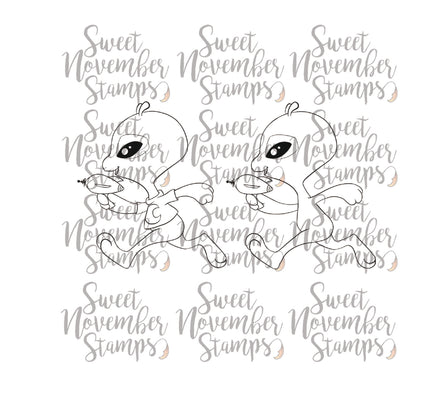 Digital Stamp - Robots vs Aliens: Alien 3