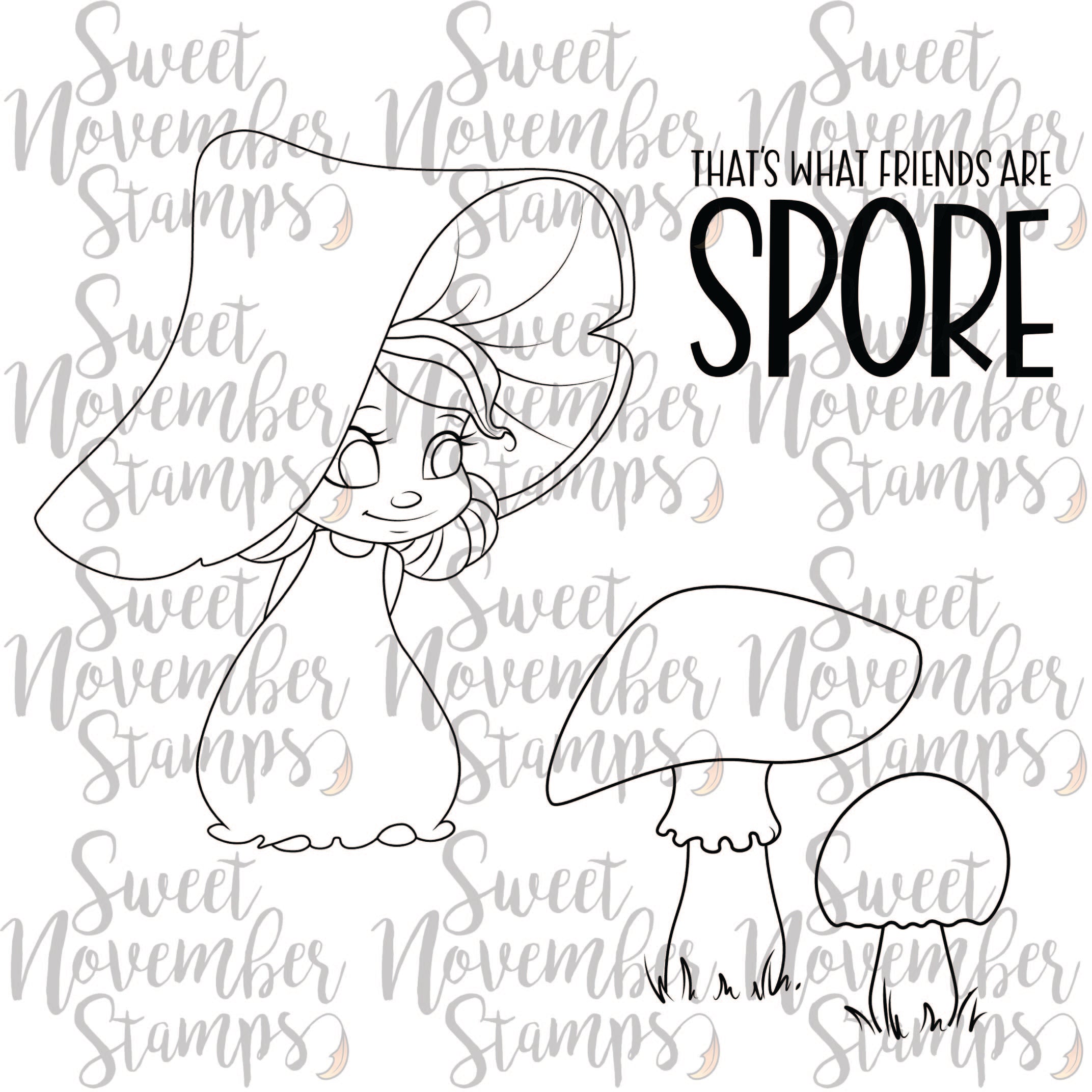 Digital Stamp - Midsummer Mushroom Collection: Amanita