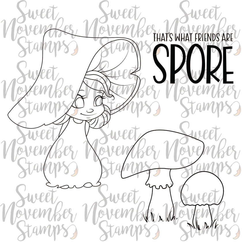 Digital Stamp - Midsummer Mushroom Collection: Amanita