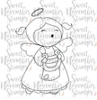 Digital Stamp - Sweet November Vault: Angel Baby harp