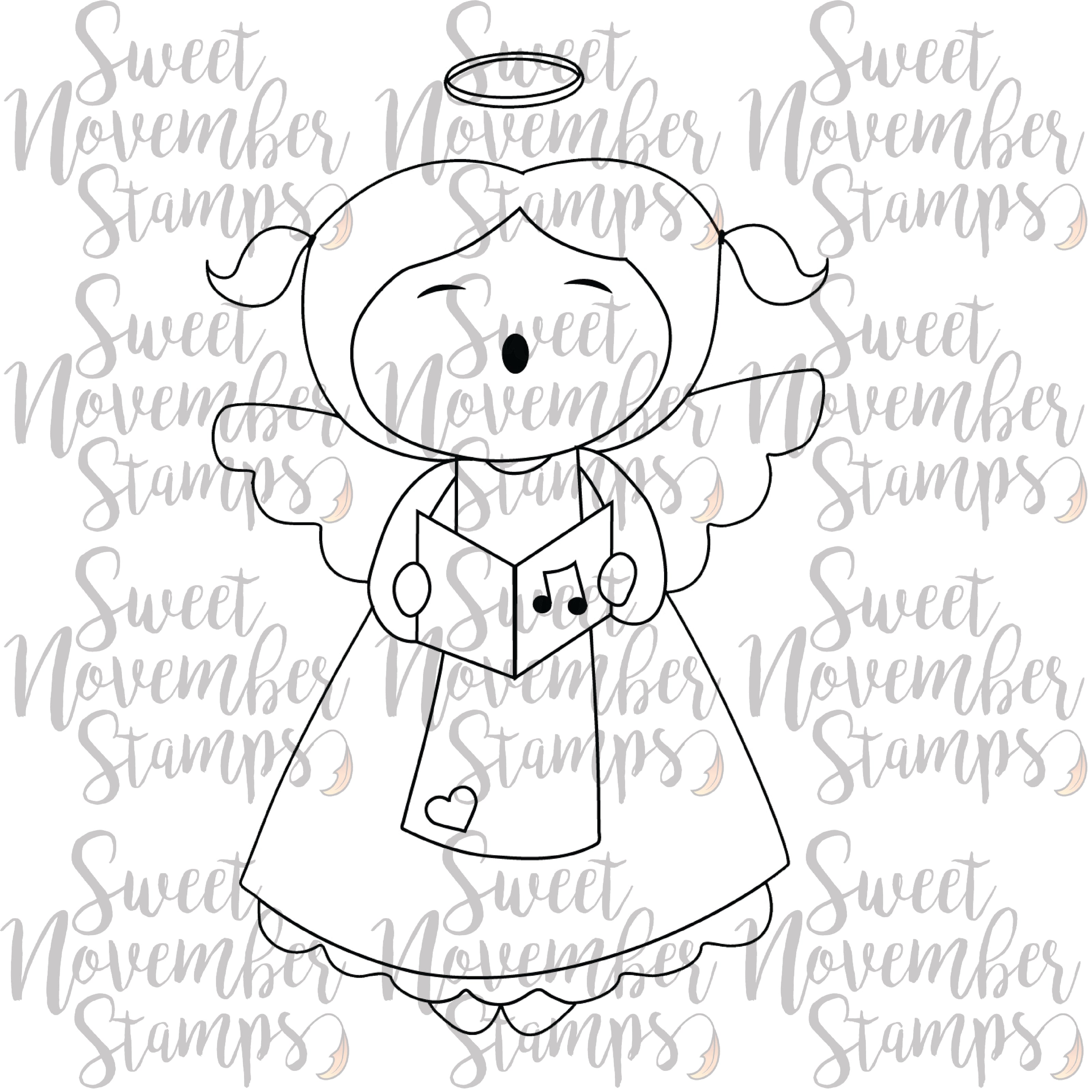 Digital Stamp - Sweet November Vault: Angel Baby Song