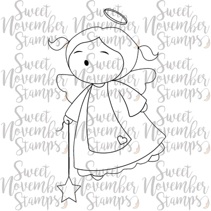 Digital Stamp - Sweet November Vault: Angel Baby star