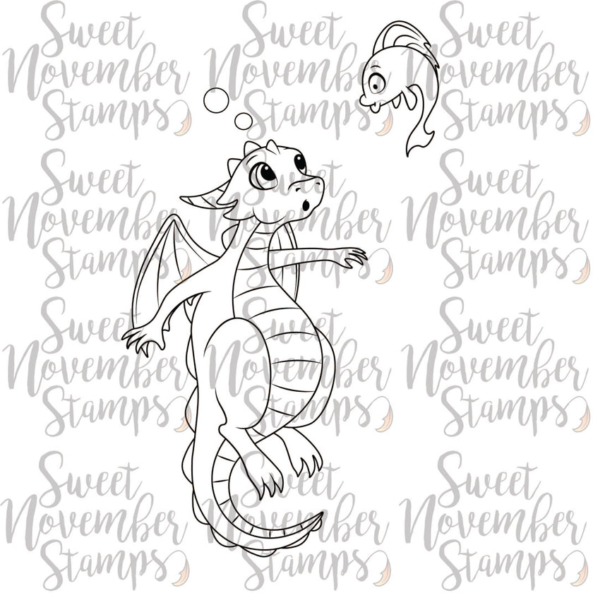 Digital Stamp - Summer Dragons: Apalala