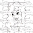 Digital Stamp - Zodiac Girl: Aquarius