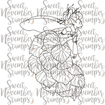 Digital Stamp - Fall Leaf Pixies: Aspen
