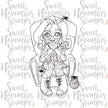 Digital Stamp - Goth Dolls: Atrocious Amanda