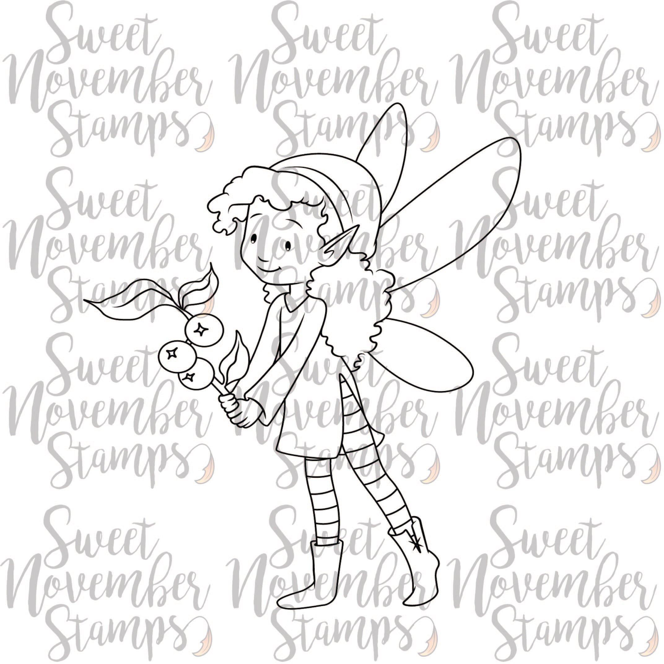 Digital Stamp - Fall Fairy: Autumn