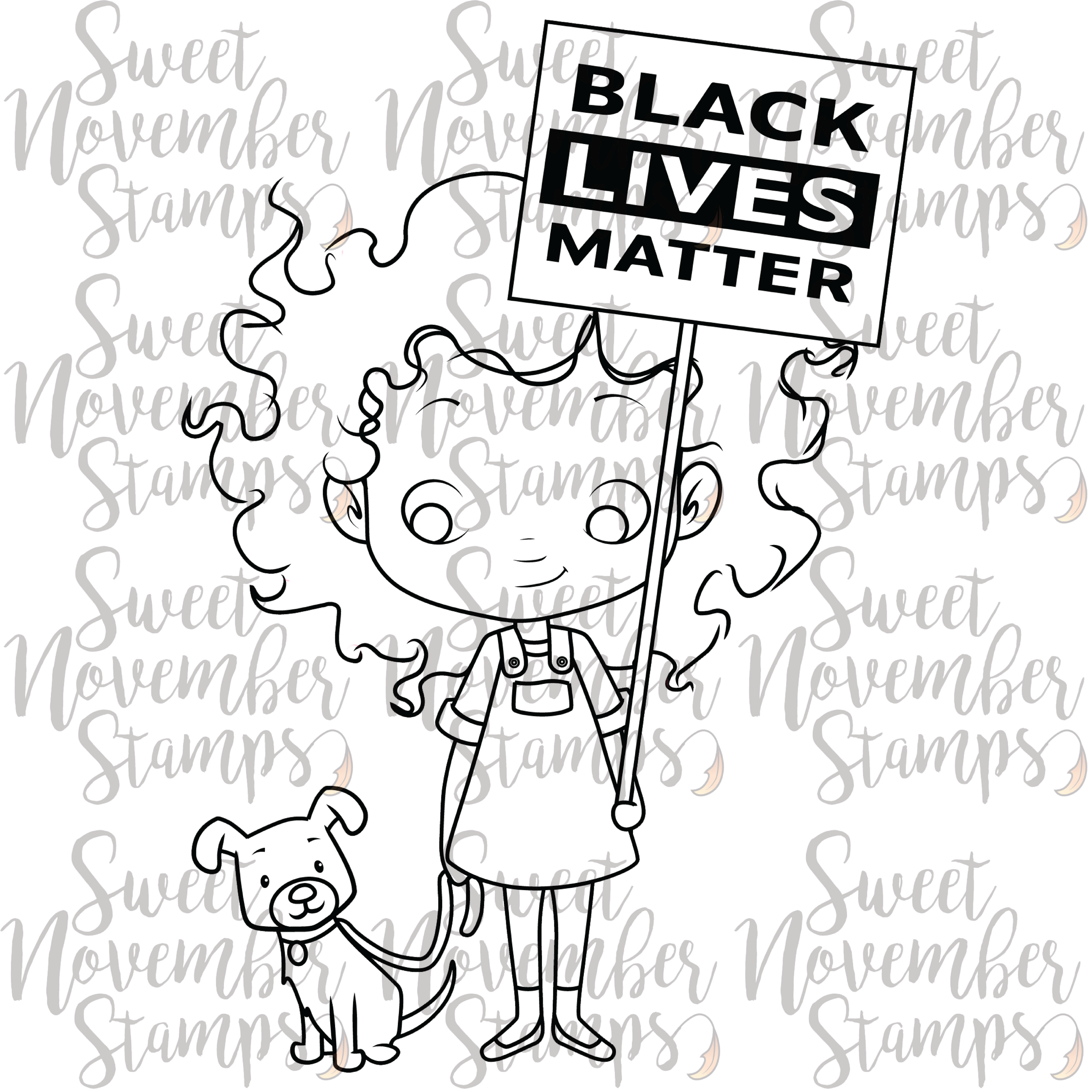 Digital Stamp - BLM Coco and Pebbles