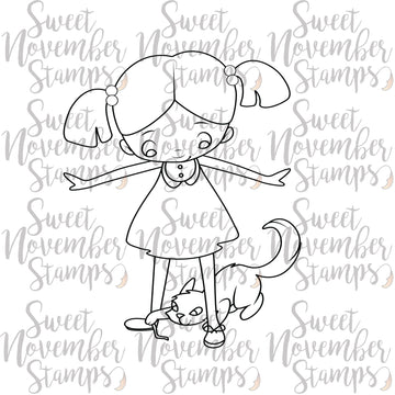 Digital Stamp - Cats Rule: Bailey and Gizmo