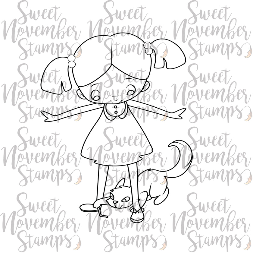 Digital Stamp - Cats Rule: Bailey and Gizmo