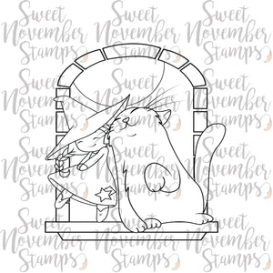 Digital Stamp - Witchee: Beatrix Halloween Pack