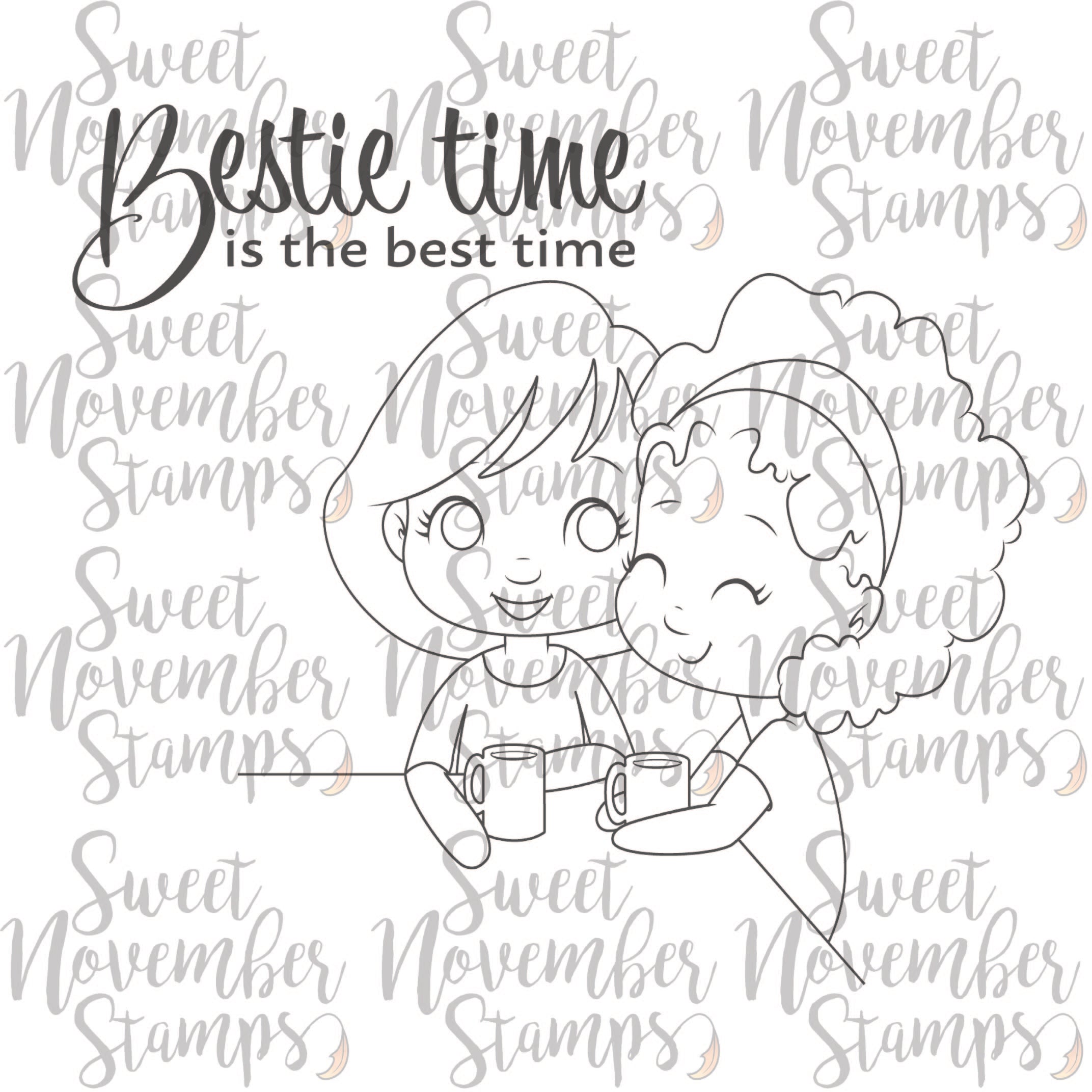 Digital Stamp - Besties