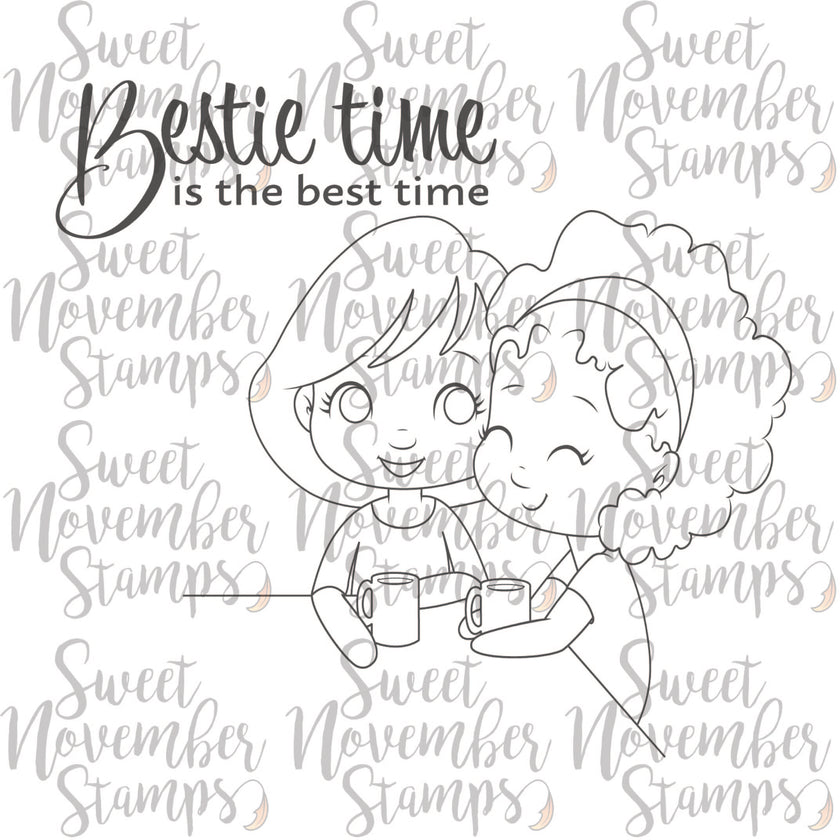 Digital Stamp - Besties