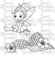 Digital Stamp - Summer Fruit Fairies: Blackberry