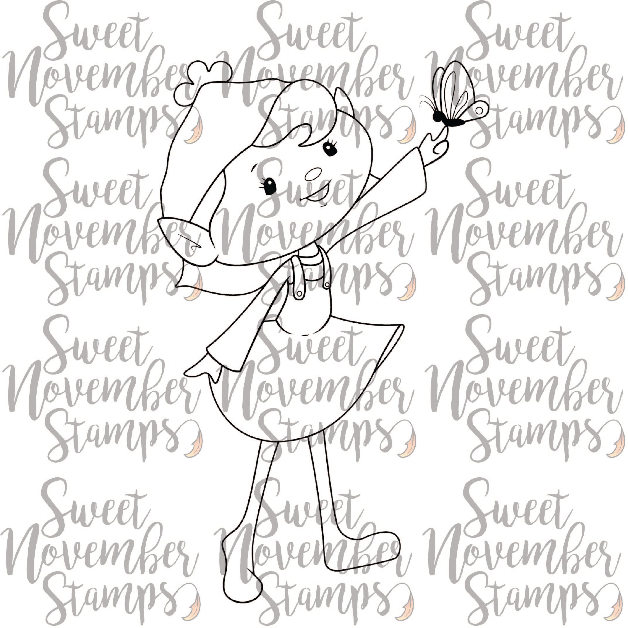 Digital Stamp - Sweet November Vault: Spring Elf Blossom