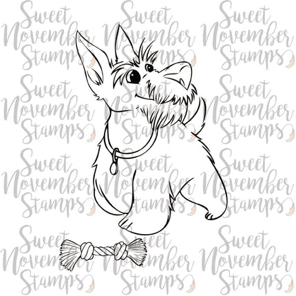 Digital Stamp - Dog Park 2: Booker the Scottie