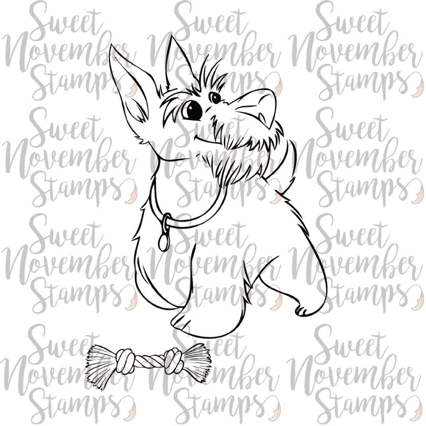 Digital Stamp - Dog Park 2: Booker the Scottie