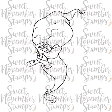 Digital Stamp - Sweet November Vault: Boo Loves Scary Larry