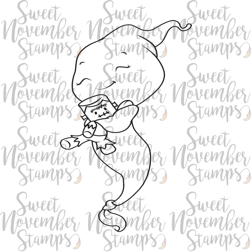Digital Stamp - Sweet November Vault: Boo Loves Scary Larry