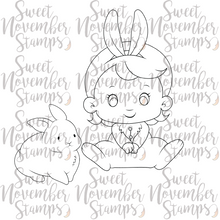 Load image into Gallery viewer, Digital Stamp - Bun Bun: Candy and bunny
