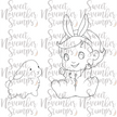 Digital Stamp - Bun Bun: Jelly Bee and bunny