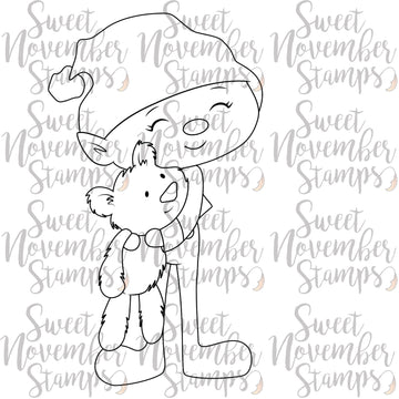 Digital Stamp - Sweet November Vault: Buttons Elf
