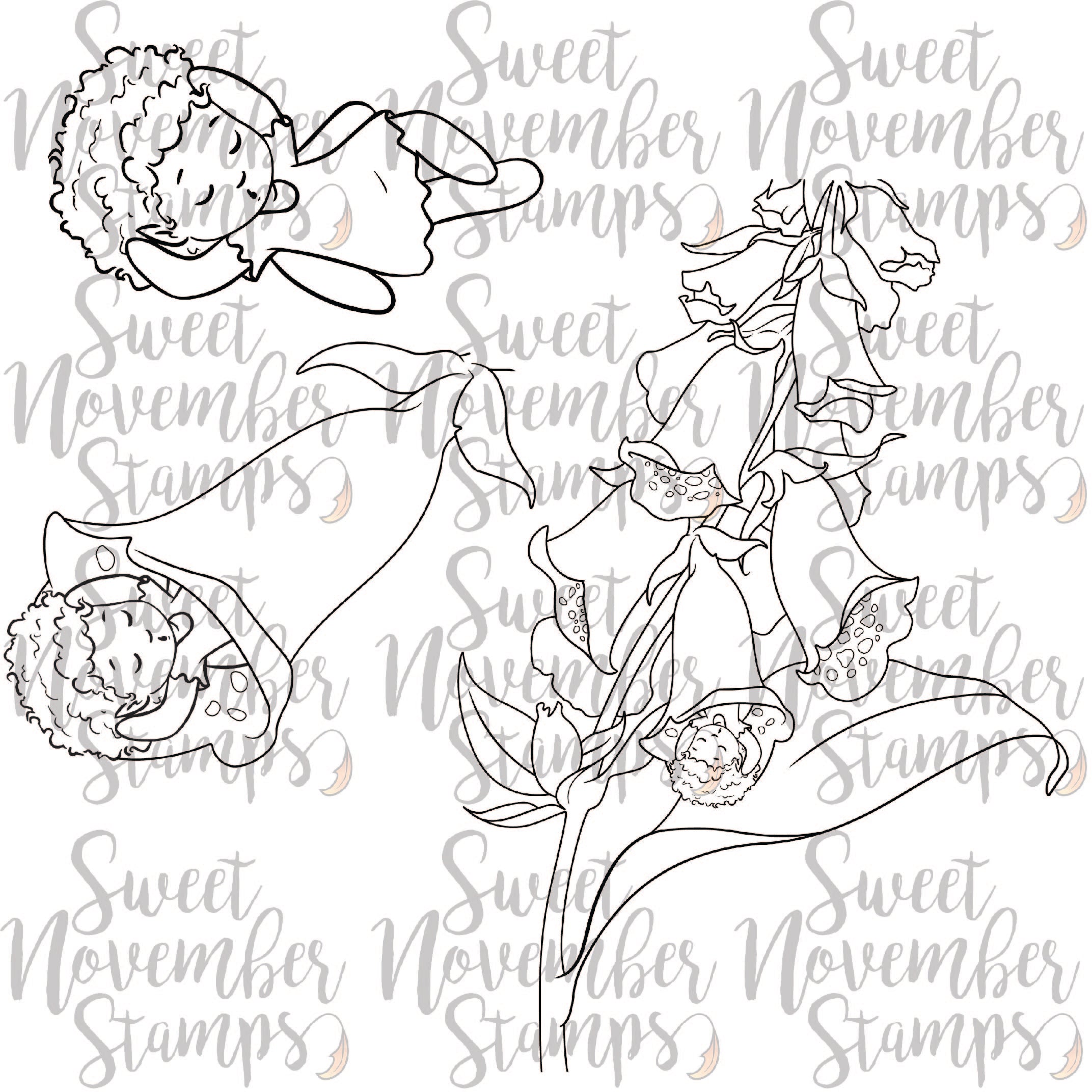 Digital Stamp - Fairy Sleepover: Camilla