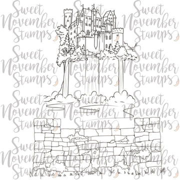 Digital Stamp - Scene Builder: Castle