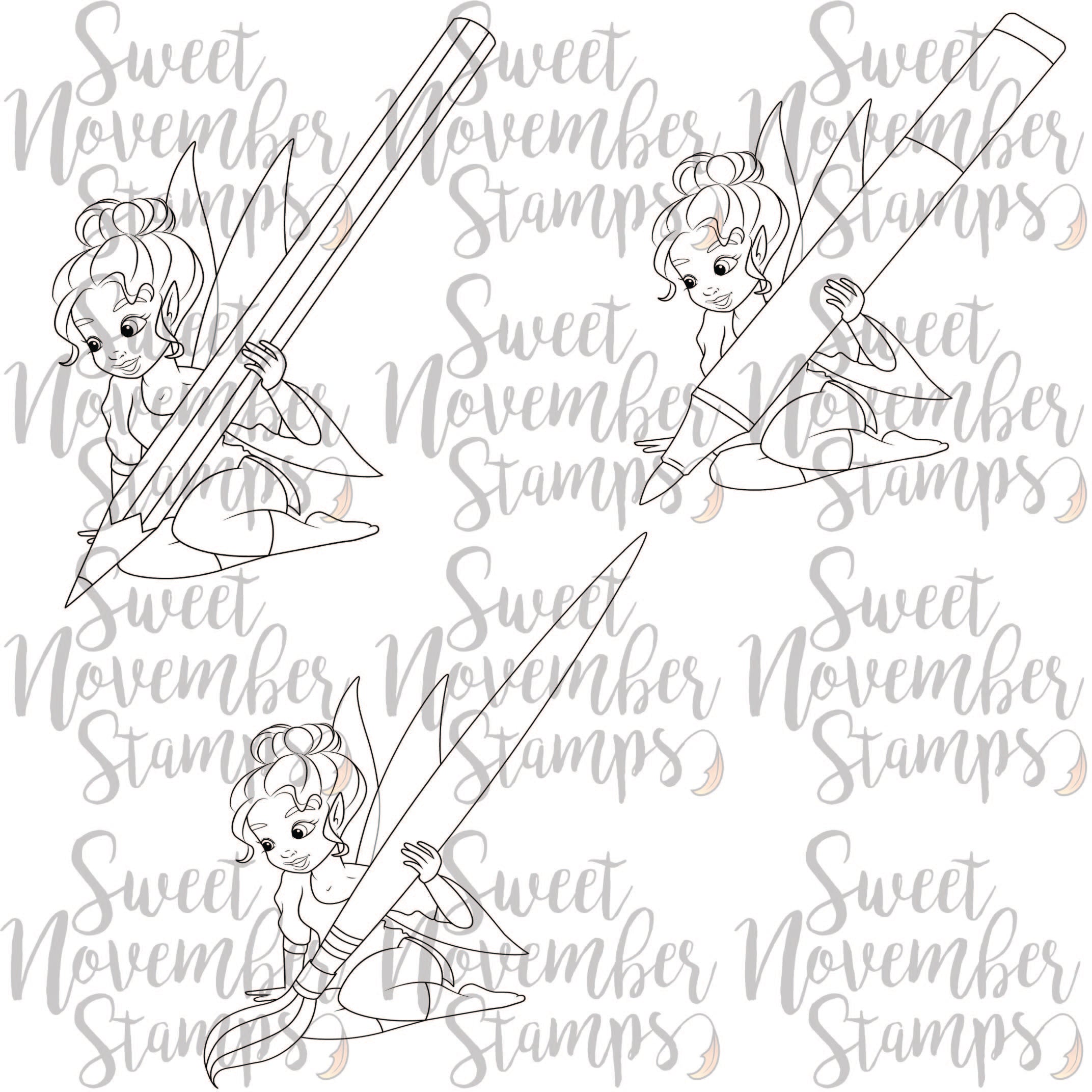 Digital Stamp - Color Magic: Cerise Bundle