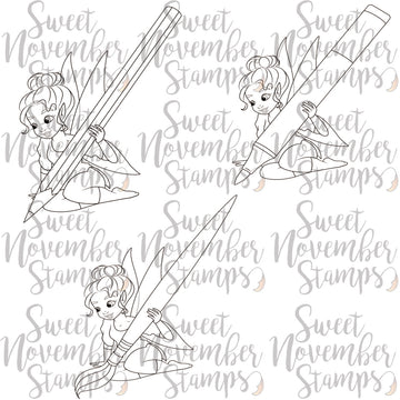 Digital Stamp - Color Magic: Cerise Bundle